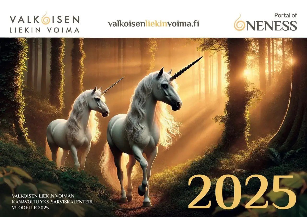 Kanavoitu Yksisarviskalenteri 2025 - Valkoisen Liekin Voima