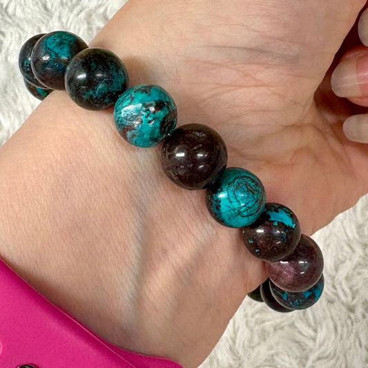 Afrikan turkoosi - Rannekoru - Kohentaa terveyttä, lisää vaurautta - Valkoisen Liekin Voima