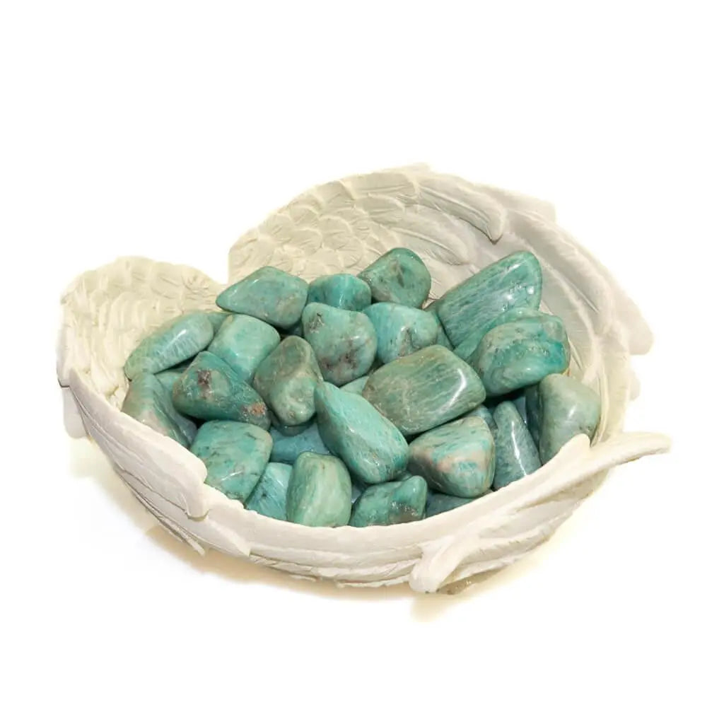 Amatsoniitti kämmenkivi - Kantaa Äiti Marian energiaa 3 - 5cm - Valkoisen Liekin Voima