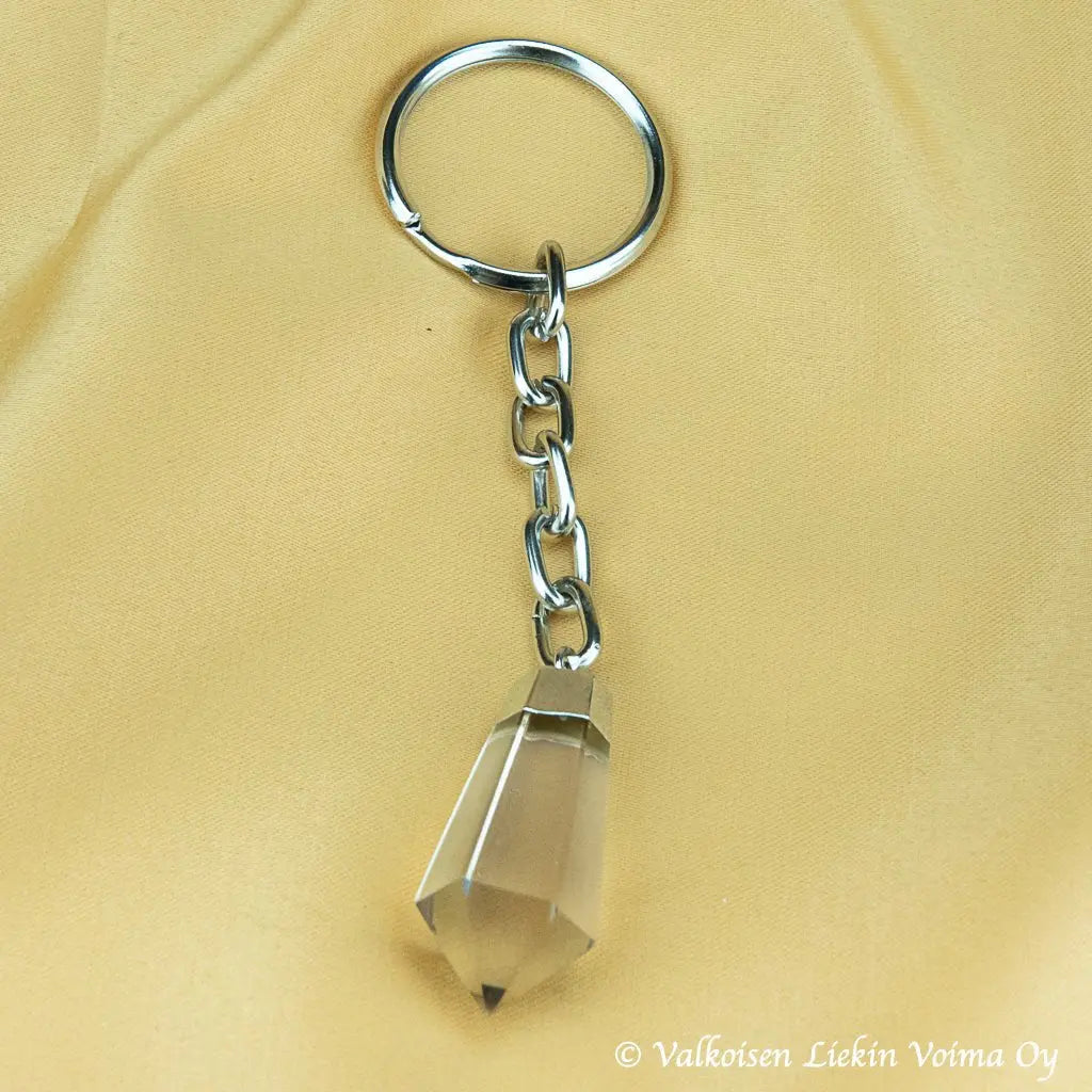 Savukvartsi - Avaimenperä - Viistehiottu kristallikärki - Valkoisen Liekin Voima