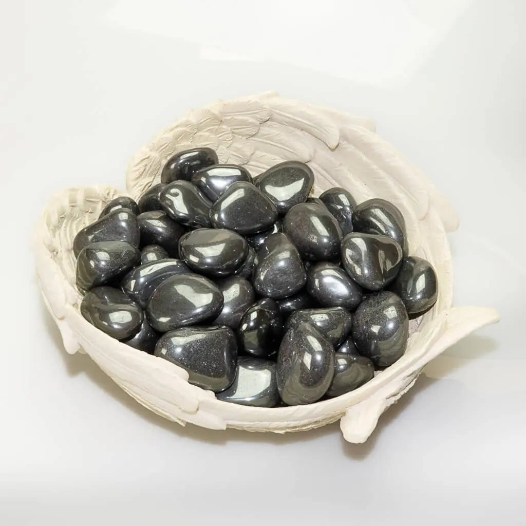 Hematiitti - Kämmenkivi 3 - 4cm - Valkoisen Liekin Voima