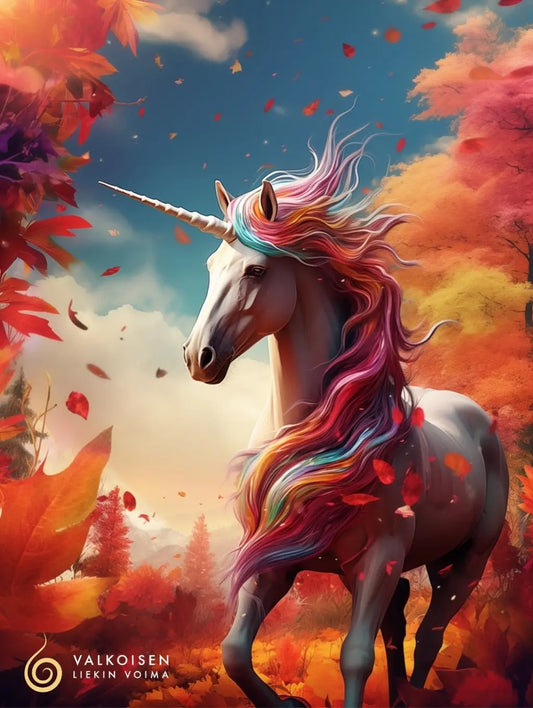 Itsetunnon Boostaus - juliste 70cm x 100cm - Valkoisen Liekin Voima