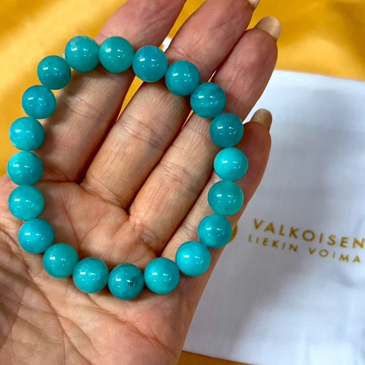 Jääamatsoniitti - Rannekoru - Auttaa manifestoimaan unelmat todeksi - Valkoisen Liekin Voima