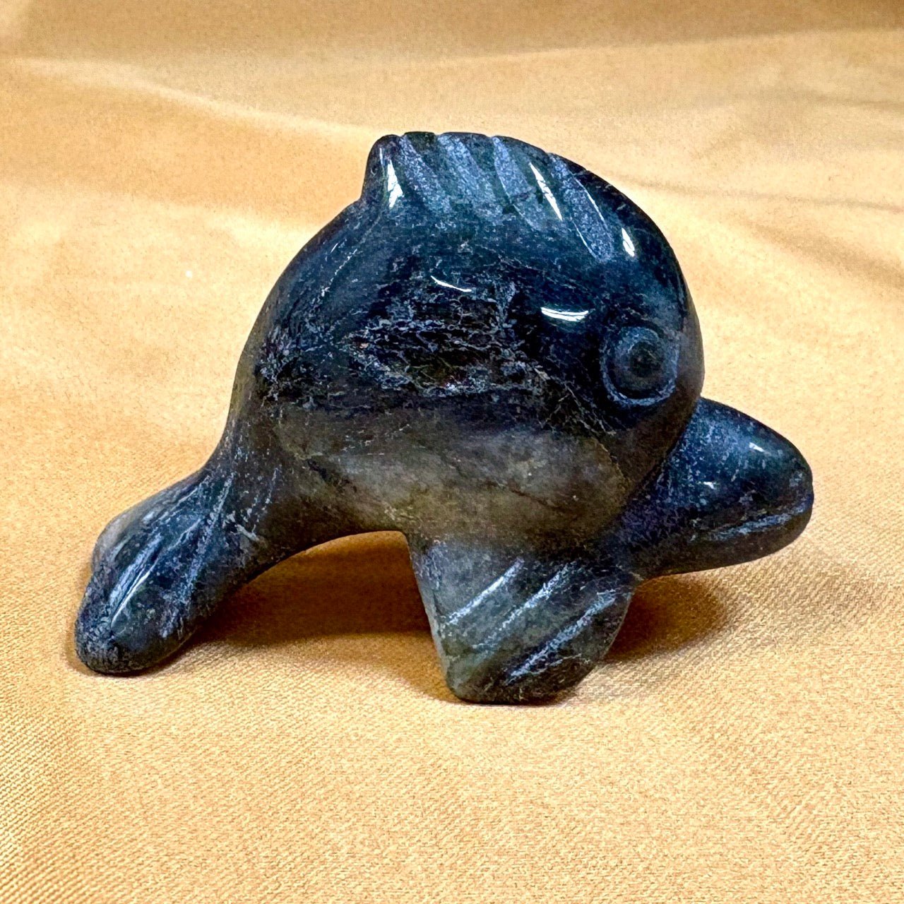 Labradoriitti - Kristallifisu - Lasten suosikki - 4,5cm - Valkoisen Liekin Voima