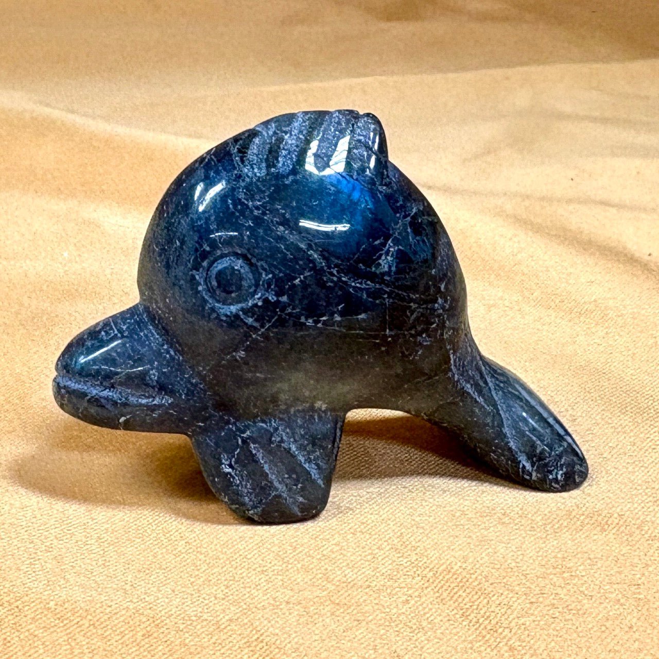 Labradoriitti - Kristallifisu - Lasten suosikki - 4,5cm - Valkoisen Liekin Voima