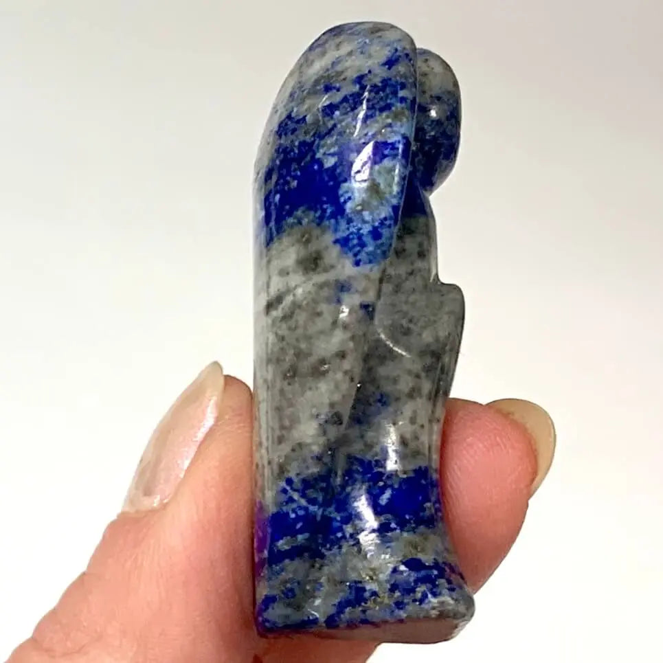 Lapis latsuli - Kristallienkeli Arkkienkeli Mikael - 5cm - Valkoisen Liekin Voima
