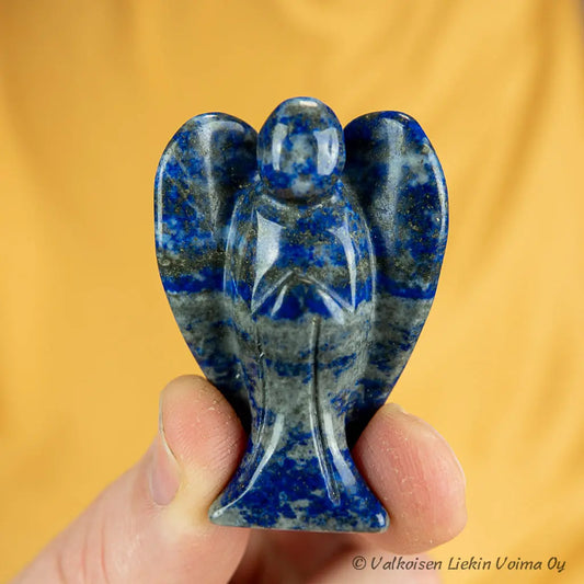 Lapis latsuli - Kristallienkeli Arkkienkeli Mikael - 5cm Valkoisen Liekin Voima