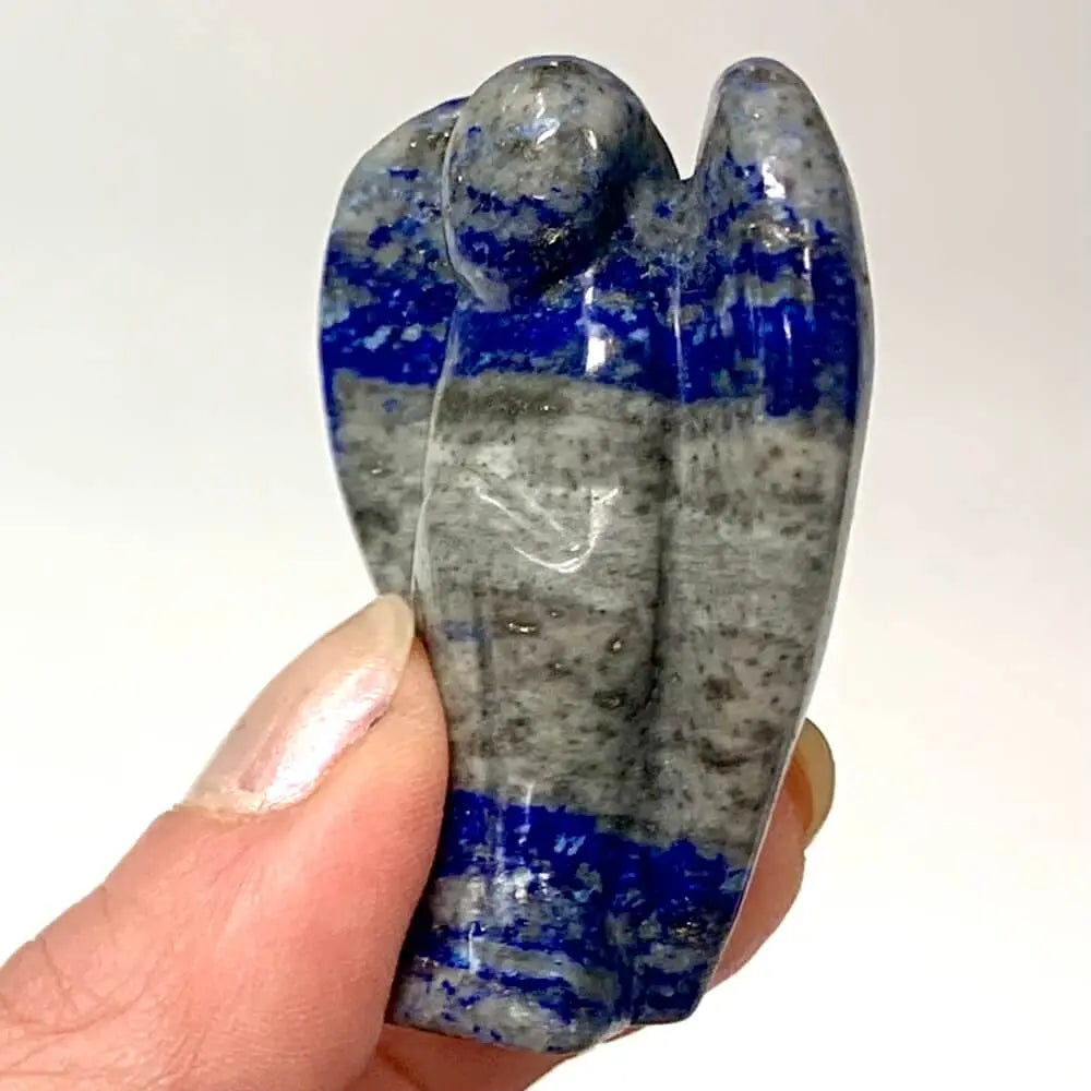 Lapis latsuli - Kristallienkeli Arkkienkeli Mikael - 5cm - Valkoisen Liekin Voima
