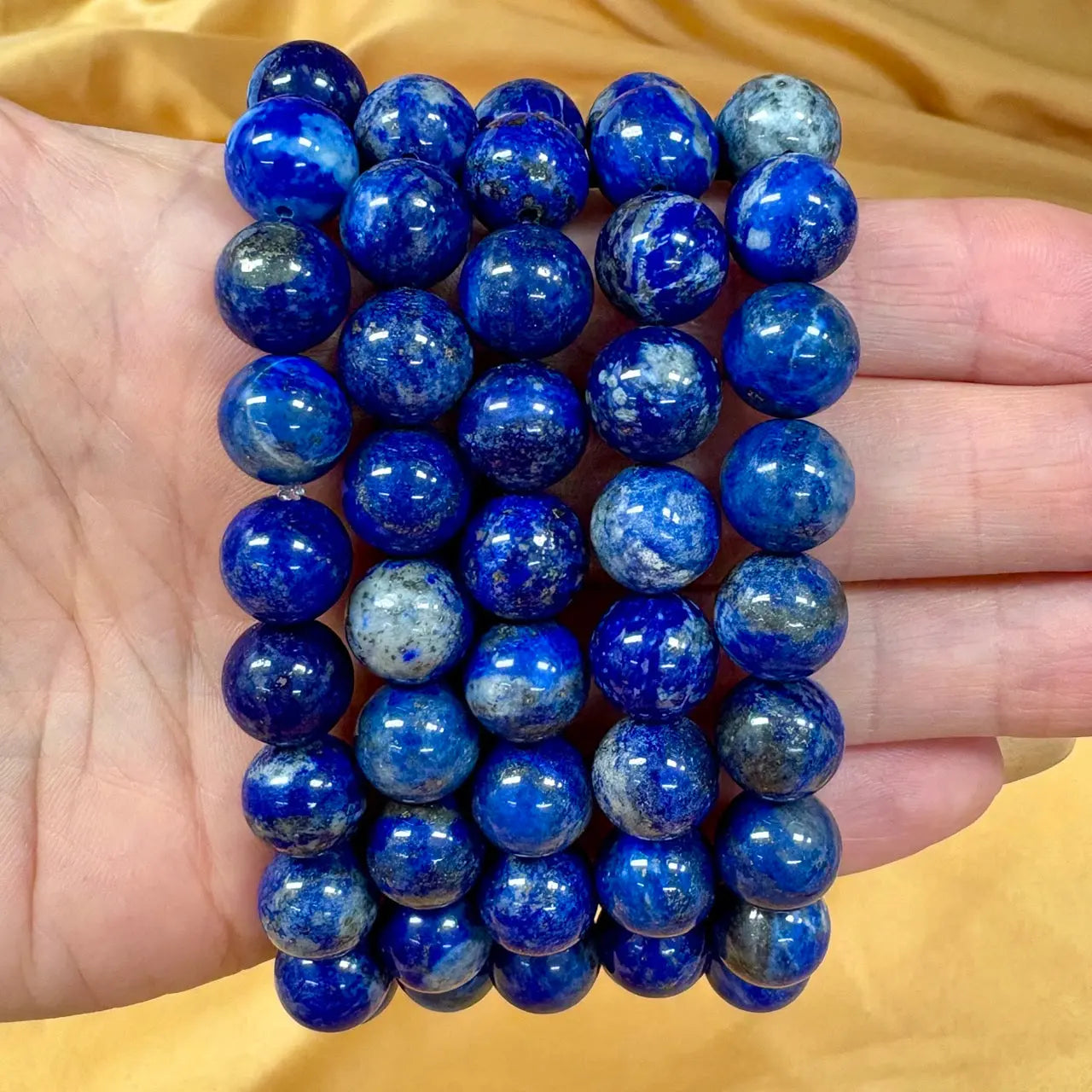 Lapis latsuli - Rannekoru - Suojelee, poistaa pelkoja, katkaisee negatiiviset sidokset Valkoisen Liekin Voima