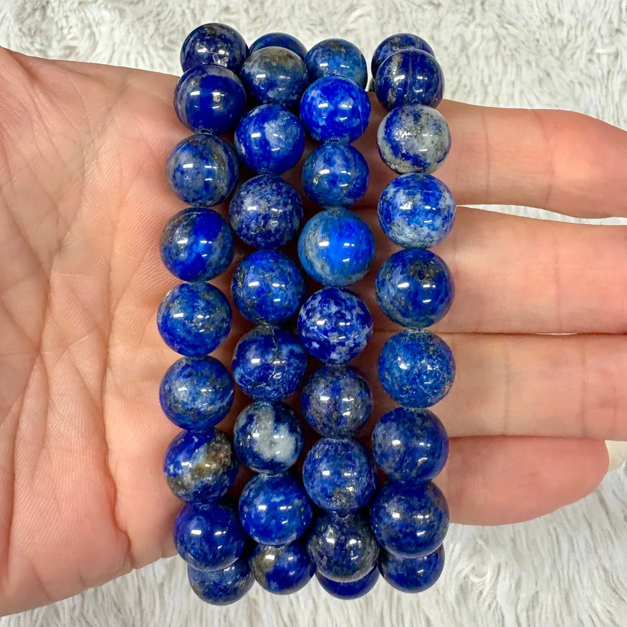 Lapis latsuli - Rannekoru - Suojelee, poistaa pelkoja, katkaisee negatiiviset sidokset Valkoisen Liekin Voima