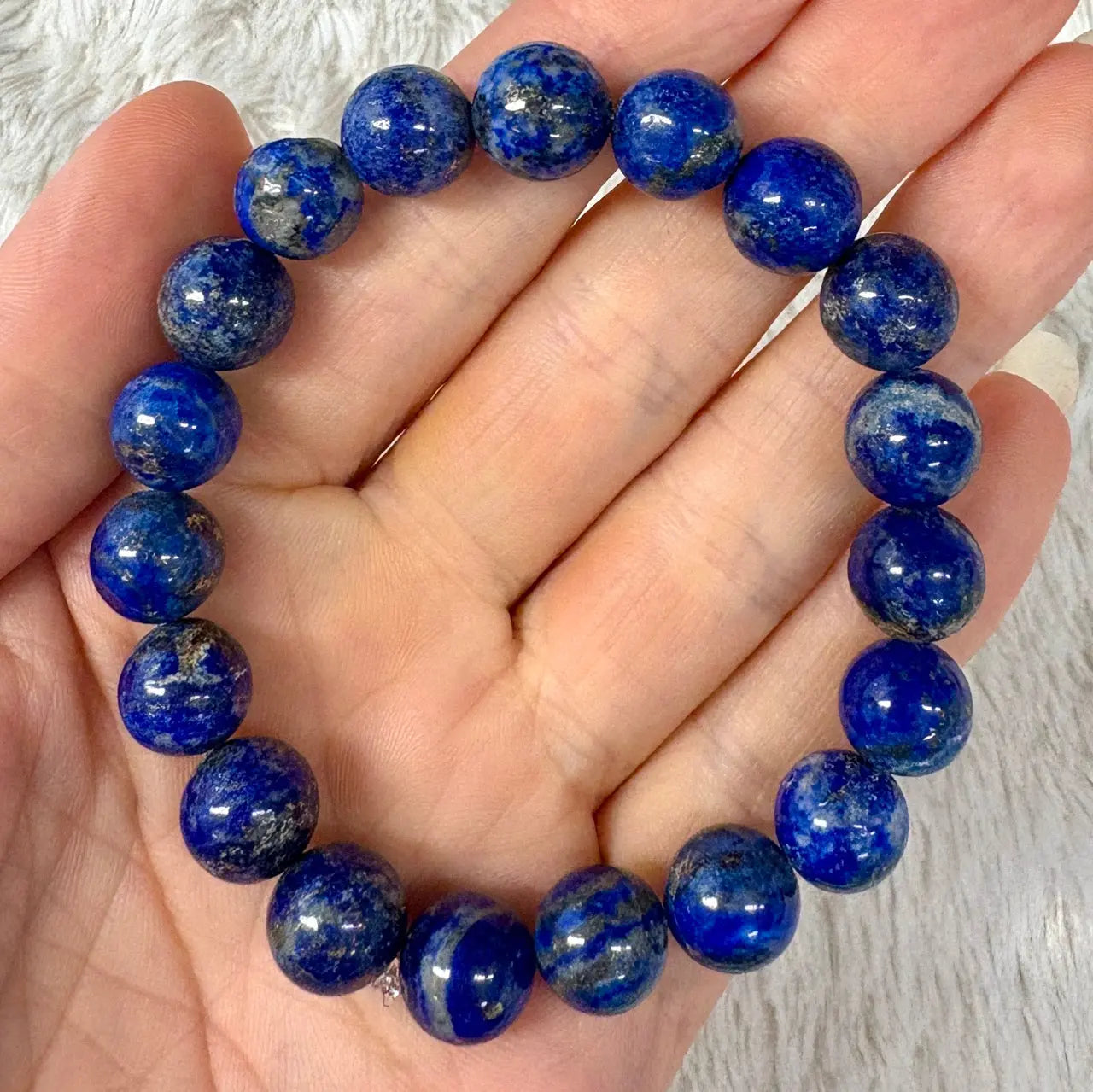 Lapis latsuli - Rannekoru - Suojelee, poistaa pelkoja, katkaisee negatiiviset sidokset Valkoisen Liekin Voima