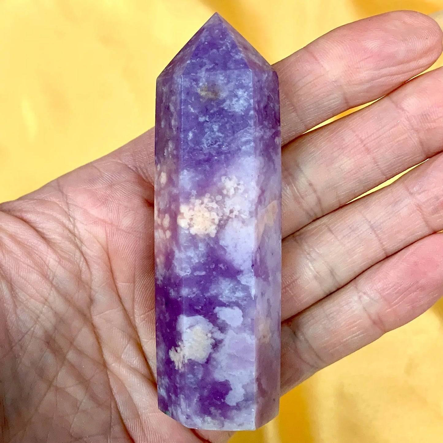 Lepidoliitti - Kristallikärki - Boostausta henkiselle polulle - 7cm - 8cm - Valkoisen Liekin Voima