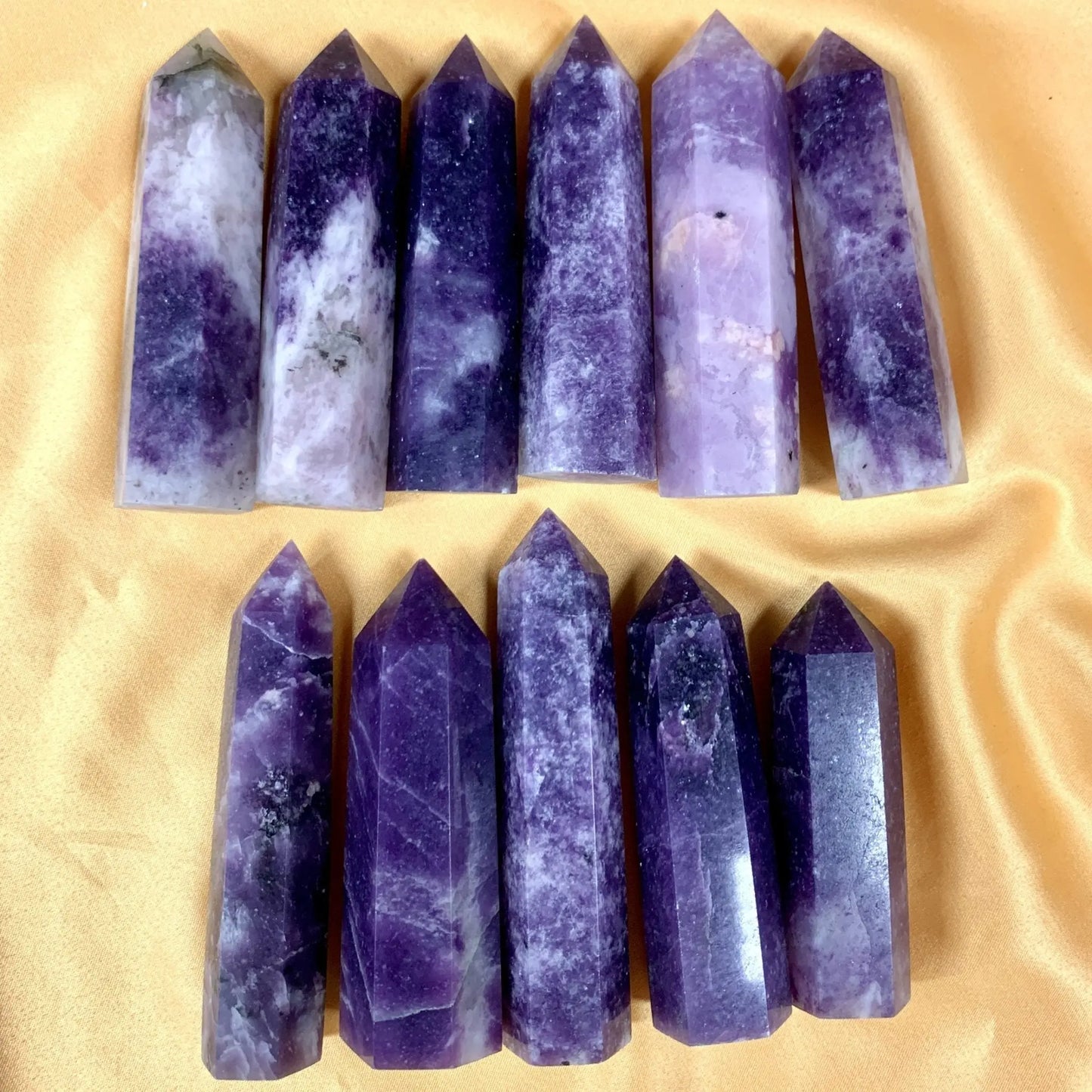 Lepidoliitti - Kristallikärki - Boostausta henkiselle polulle - 7cm - 8cm - Valkoisen Liekin Voima