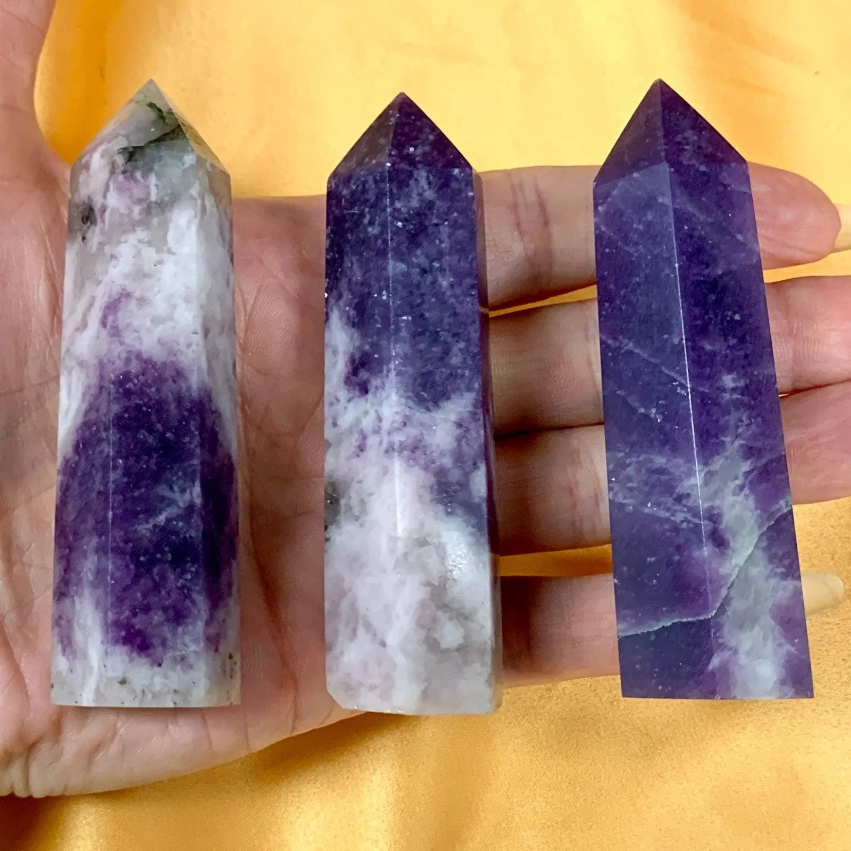 Lepidoliitti - Kristallikärki - Boostausta henkiselle polulle - 7cm - 8cm - Valkoisen Liekin Voima