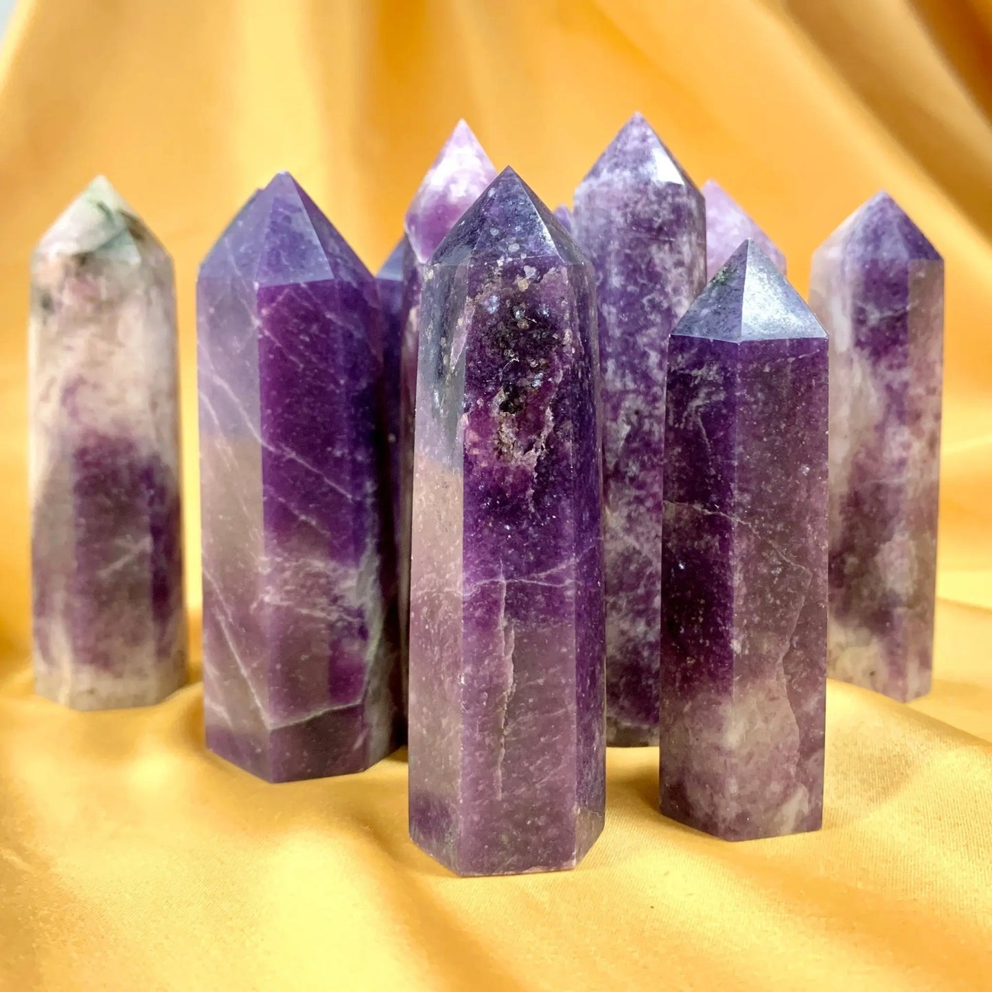 Lepidoliitti - Kristallikärki - Boostausta henkiselle polulle - 7cm - 8cm - Valkoisen Liekin Voima