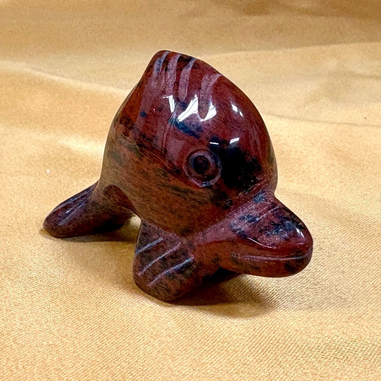 Mahonkiobsdiaani - Kristallifisu - Lasten suosikki - 4,5cm - Valkoisen Liekin Voima