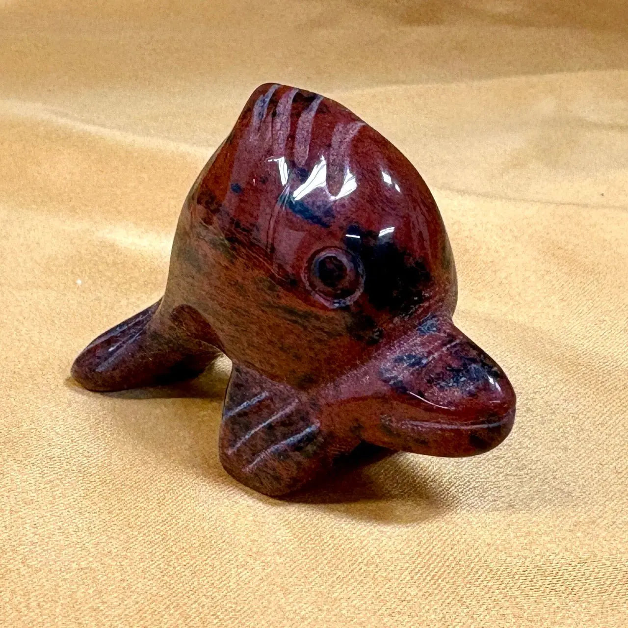 Mahonkiobsdiaani - Kristallifisu - Lasten suosikki - 4,5cm - Valkoisen Liekin Voima