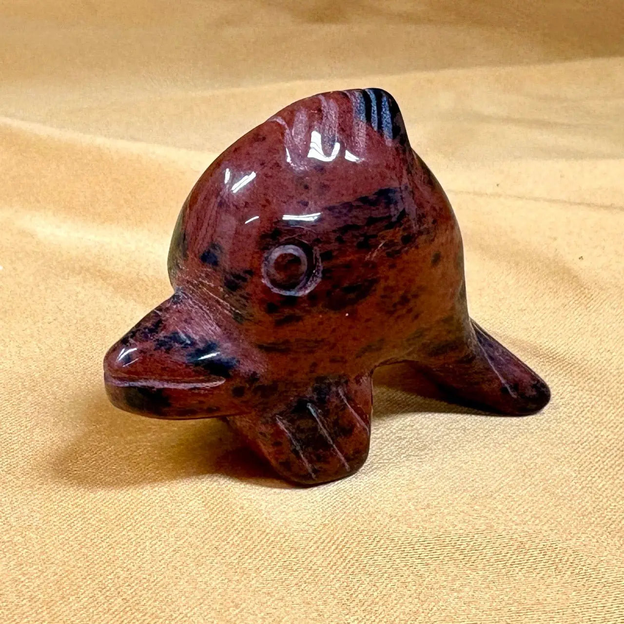 Mahonkiobsdiaani - Kristallifisu - Lasten suosikki - 4,5cm - Valkoisen Liekin Voima