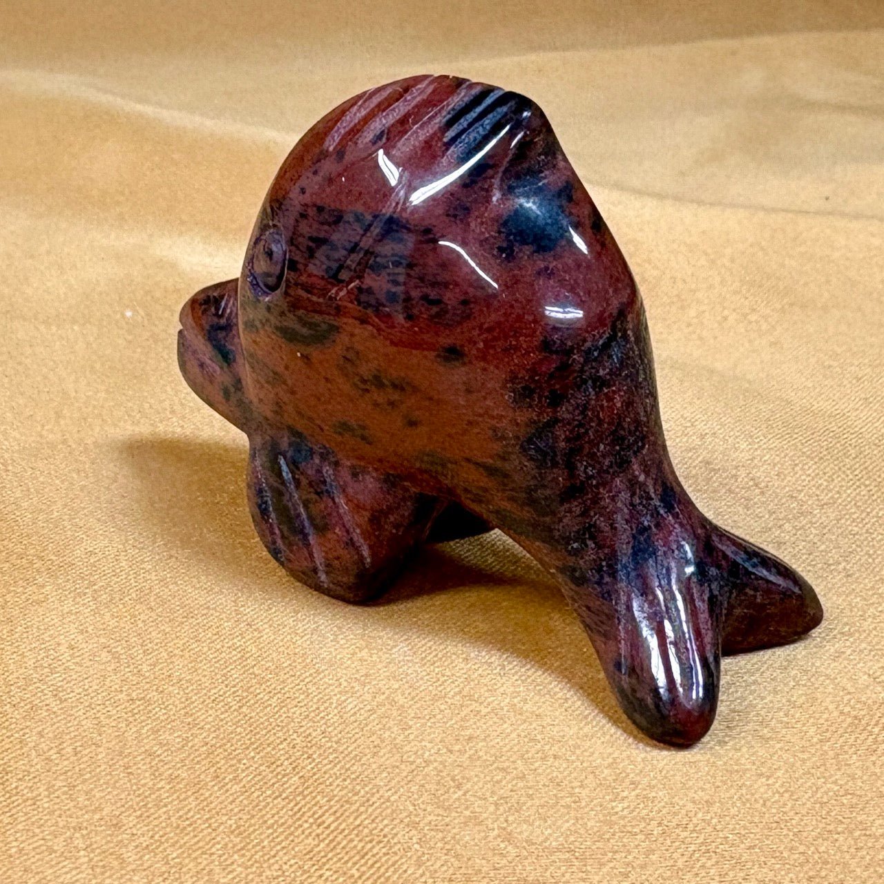 Mahonkiobsdiaani - Kristallifisu - Lasten suosikki - 4,5cm - Valkoisen Liekin Voima