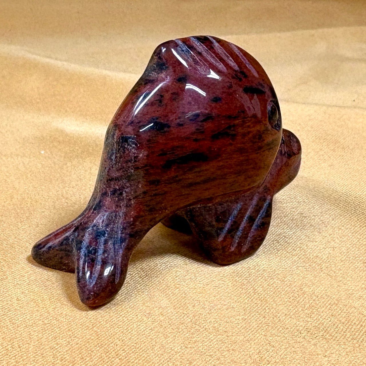 Mahonkiobsdiaani - Kristallifisu - Lasten suosikki - 4,5cm - Valkoisen Liekin Voima