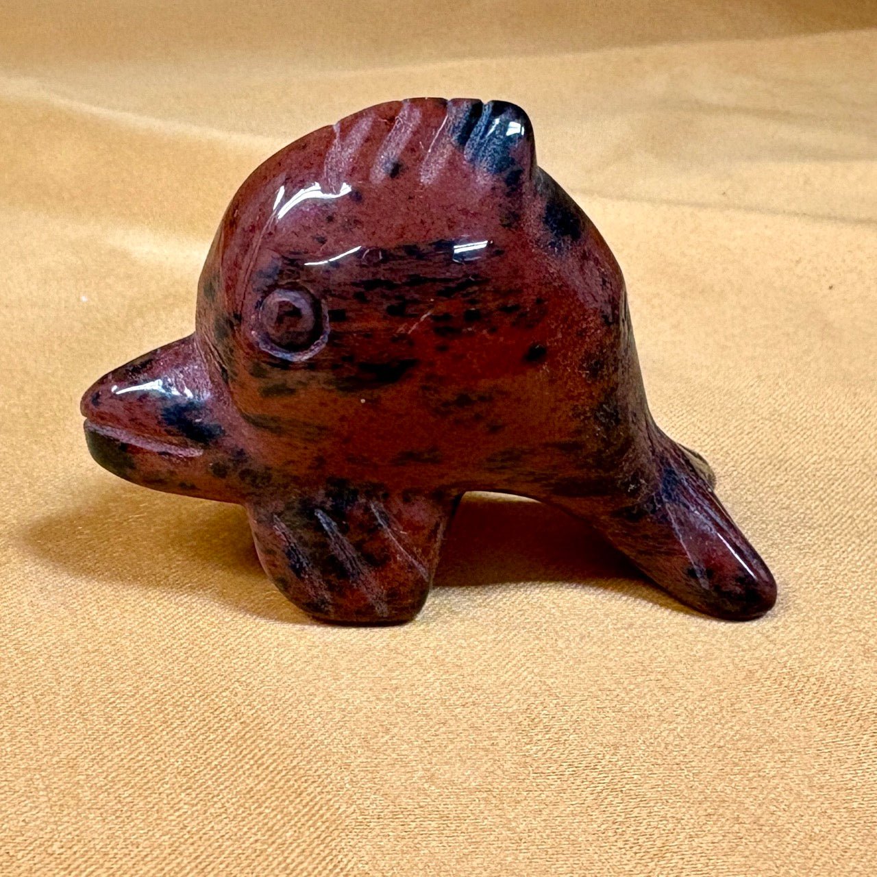 Mahonkiobsdiaani - Kristallifisu - Lasten suosikki - 4,5cm - Valkoisen Liekin Voima