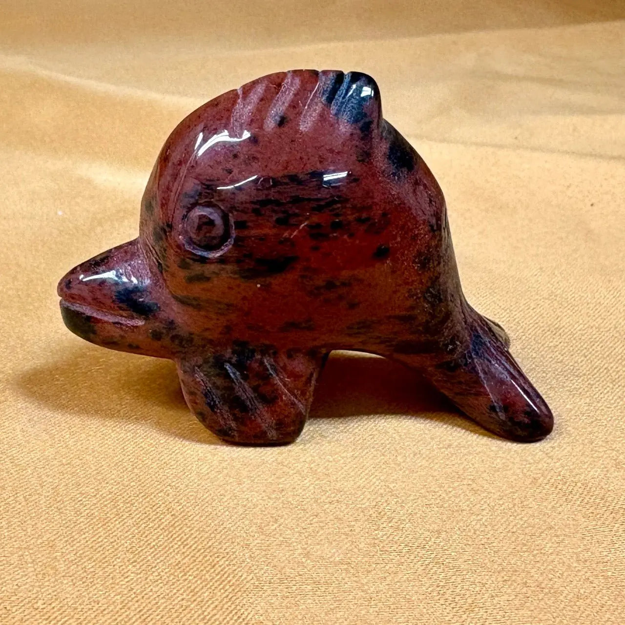 Mahonkiobsdiaani - Kristallifisu - Lasten suosikki - 4,5cm - Valkoisen Liekin Voima