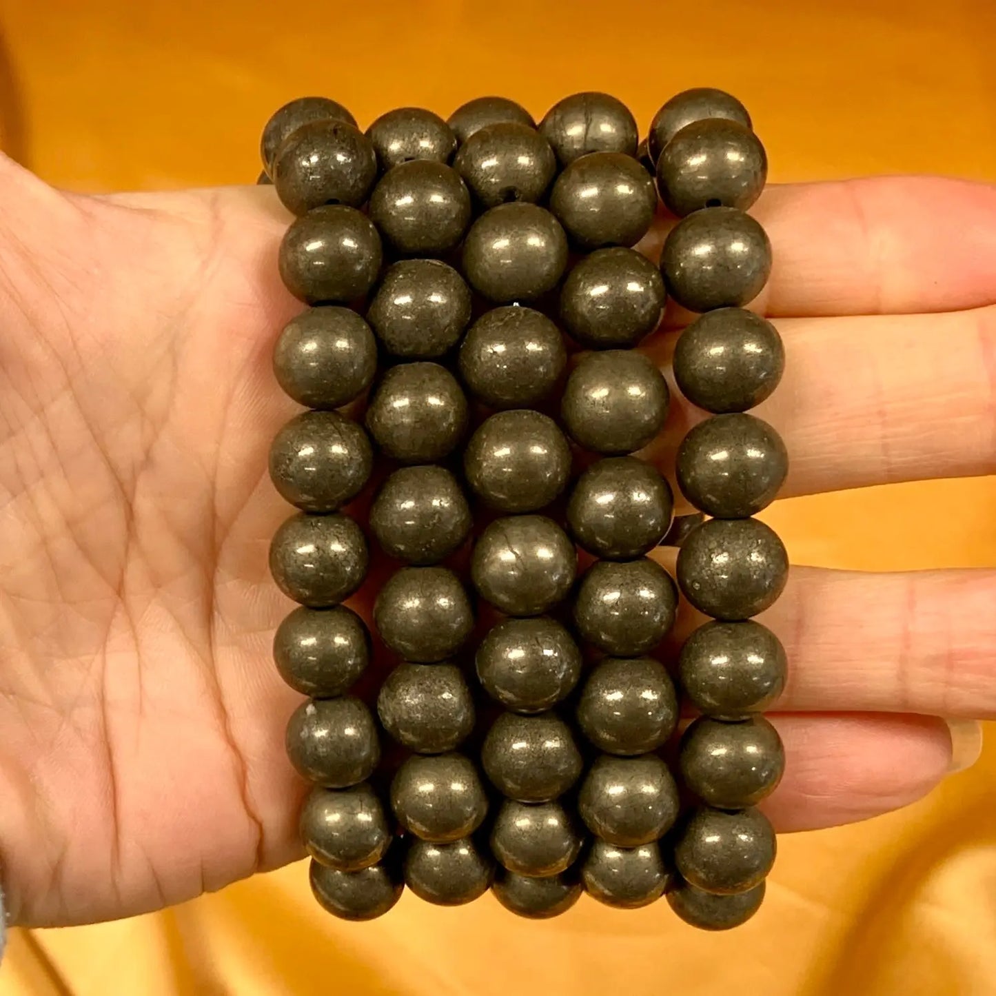 Pyriitti - Rannekoru - Vaurautta, elinvoimaa, itseluottamusta - Valkoisen Liekin Voima