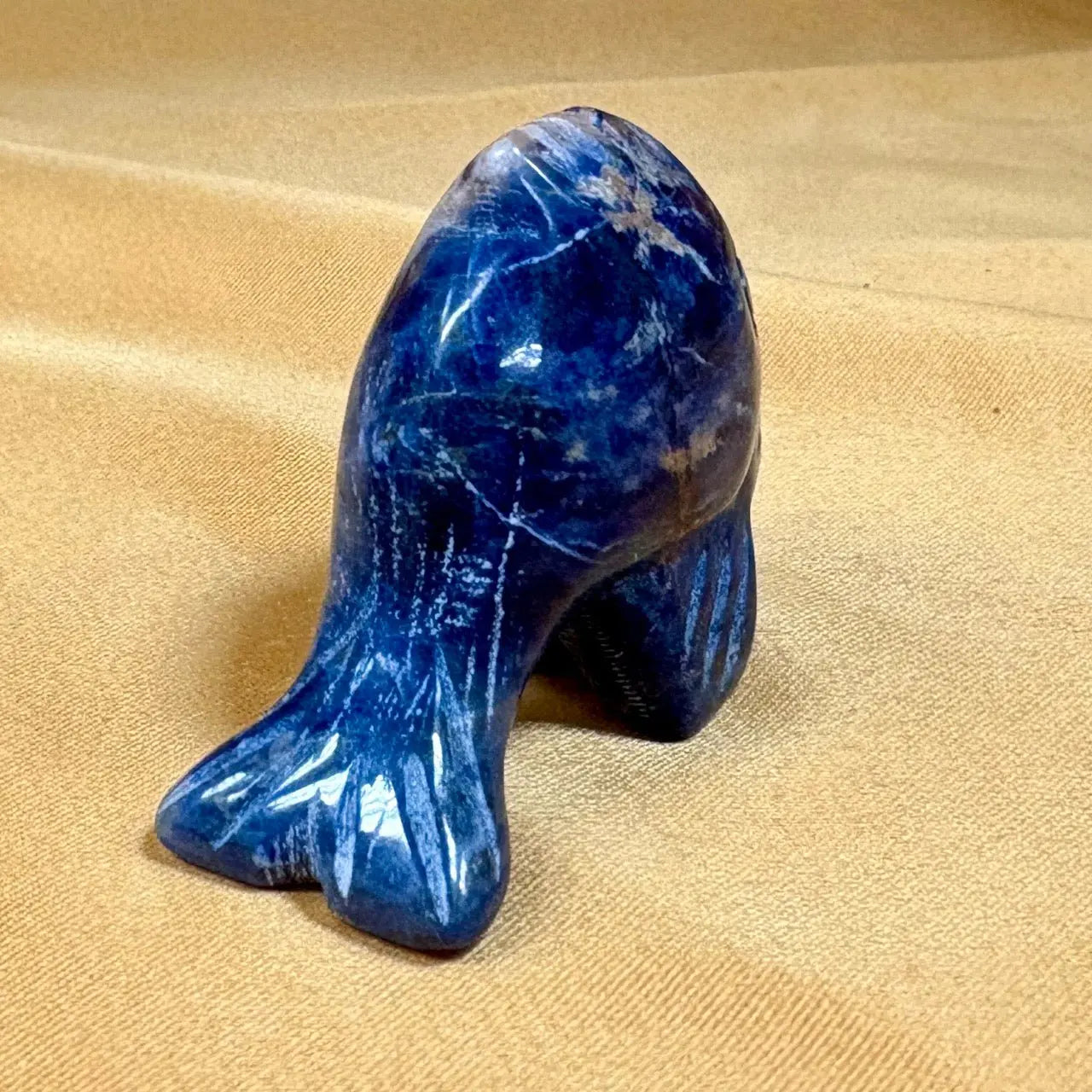 Sodaliitti - Kristallifisu - Lasten suosikki - 4,5cm - Valkoisen Liekin Voima