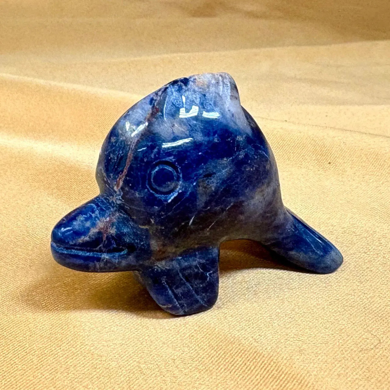 Sodaliitti - Kristallifisu - Lasten suosikki - 4,5cm - Valkoisen Liekin Voima