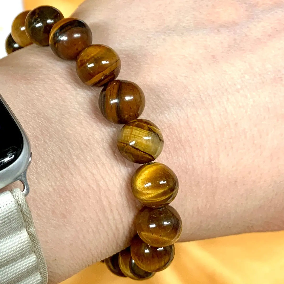 Tiikerinsilmä - Rannekoru - Kehon ja mielen parantaja - Valkoisen Liekin Voima