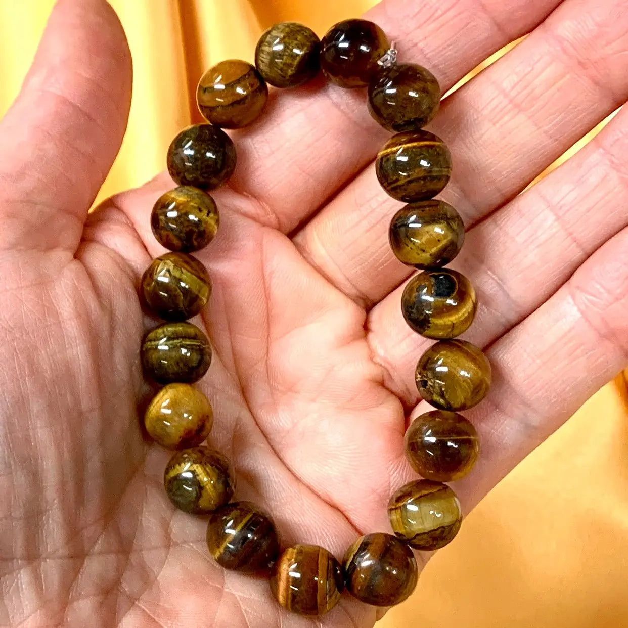 Tiikerinsilmä - Rannekoru - Kehon ja mielen parantaja - Valkoisen Liekin Voima