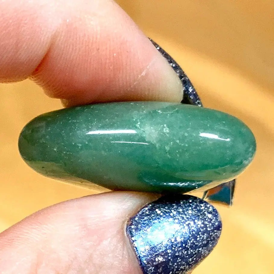 Vihreä aventuriini - Sydänkaulakoru 3cm - Kantaa Ae Rafaelin energiaa - Valkoisen Liekin Voima