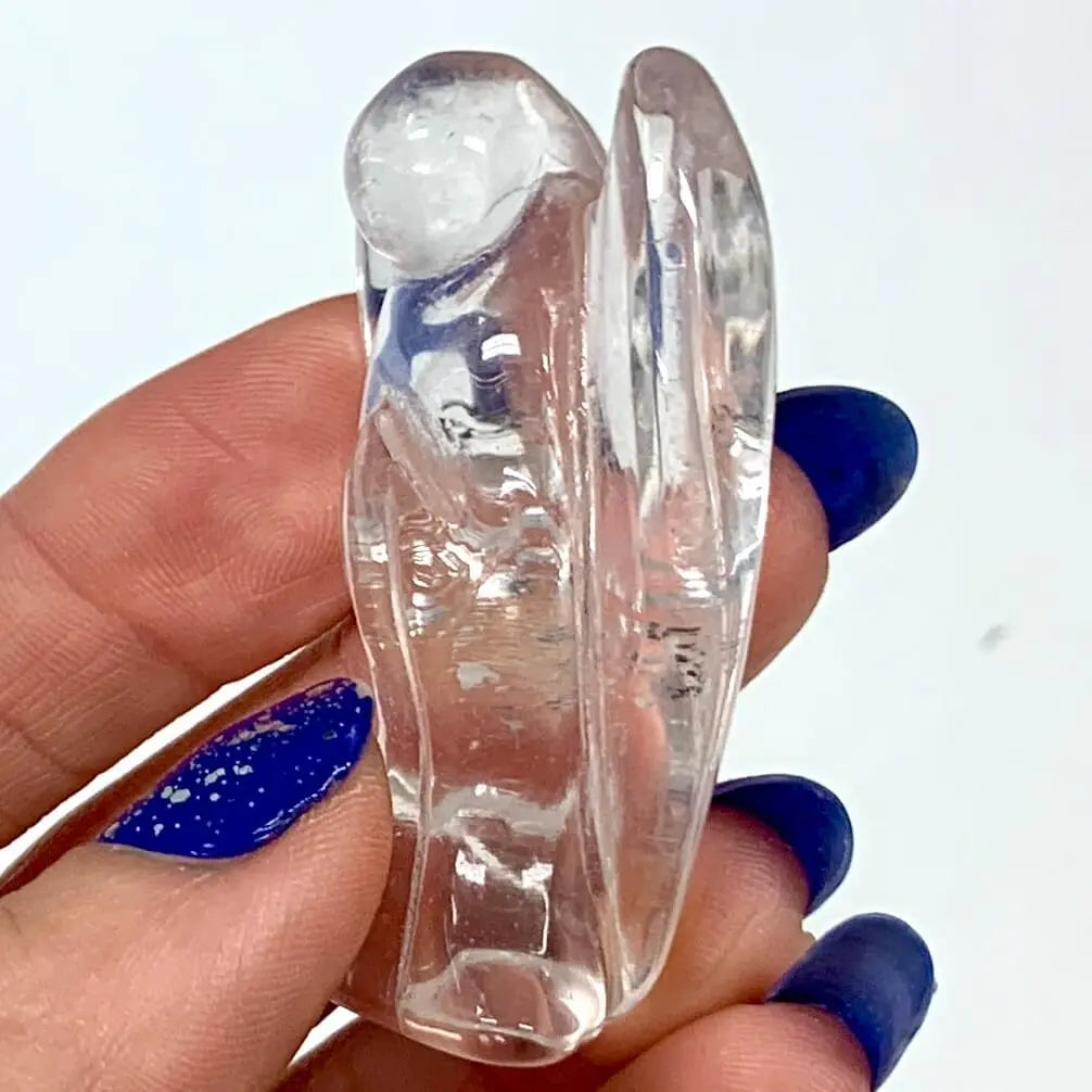 Vuorikristalli - Kristallienkeli - Arkkienkeli Gabriel 5cm - Valkoisen Liekin Voima