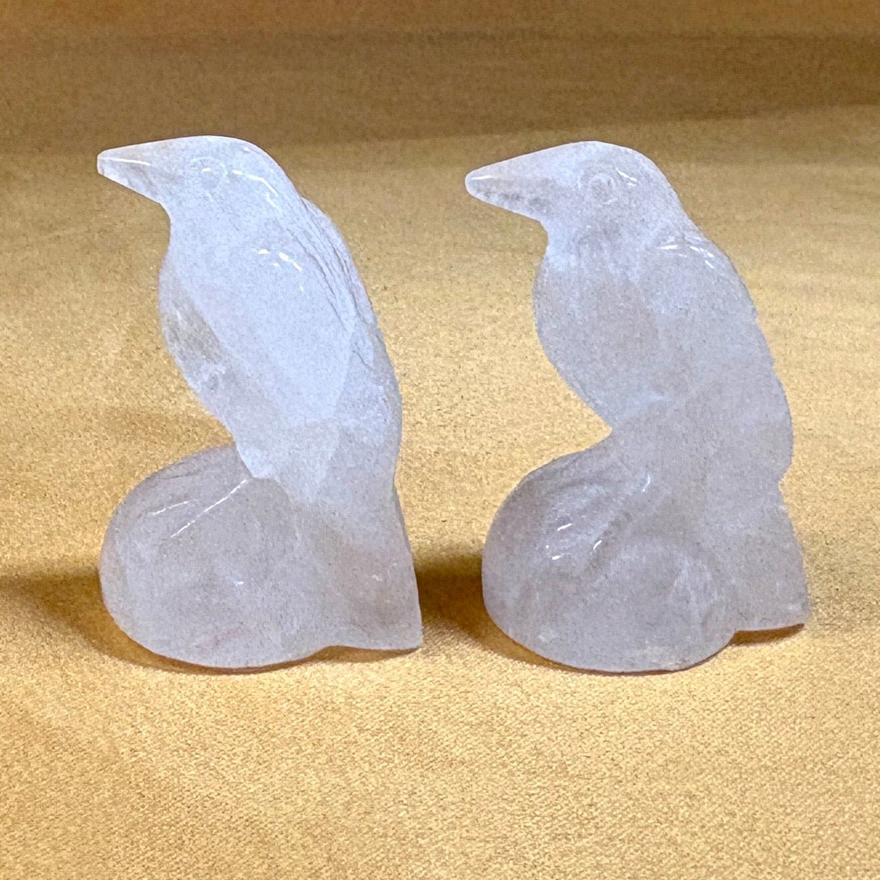 Vuorikristalli - Kristallilintu - 3,5cm - Valkoisen Liekin Voima