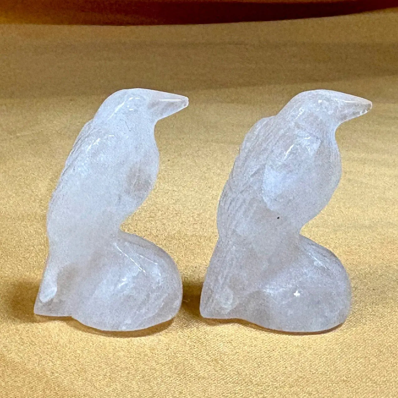Vuorikristalli - Kristallilintu - 3,5cm - Valkoisen Liekin Voima