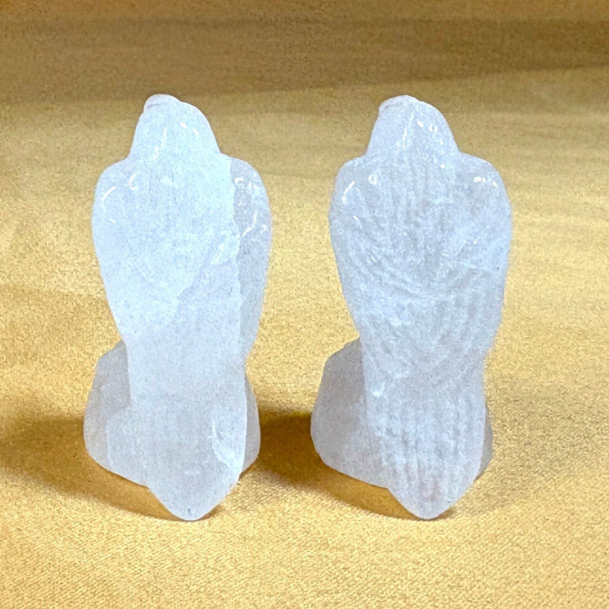 Vuorikristalli - Kristallilintu - 3,5cm - Valkoisen Liekin Voima