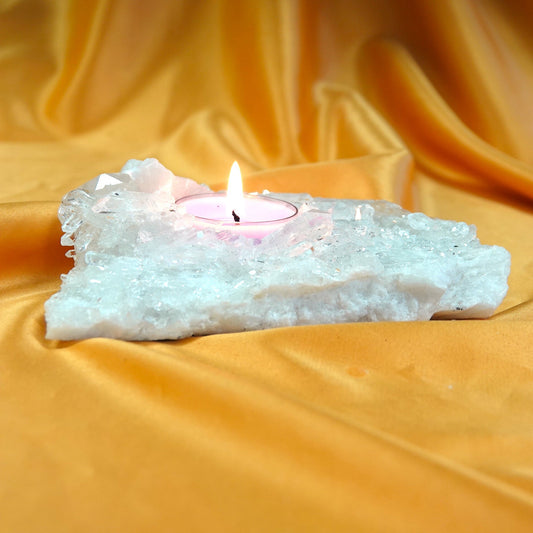 Vuorikristalli - Kristallituikku - 470g - 13,5cm - Valkoisen Liekin Voima