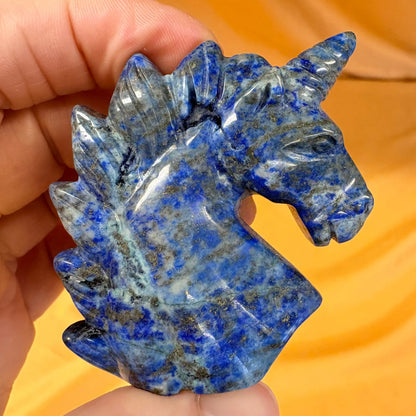 Lapis latsuli - Sinisen Säteen Kristalliyksisarvinen - 5cm