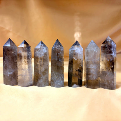 Savukvartsi - Läpikuultava - Kristallikärki - 8cm