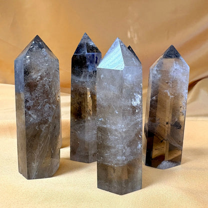 Savukvartsi - Läpikuultava - Kristallikärki - 8cm