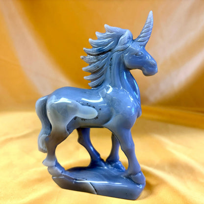 Akaatti - Sinun oma yksisarvisesi - 15cm - 02