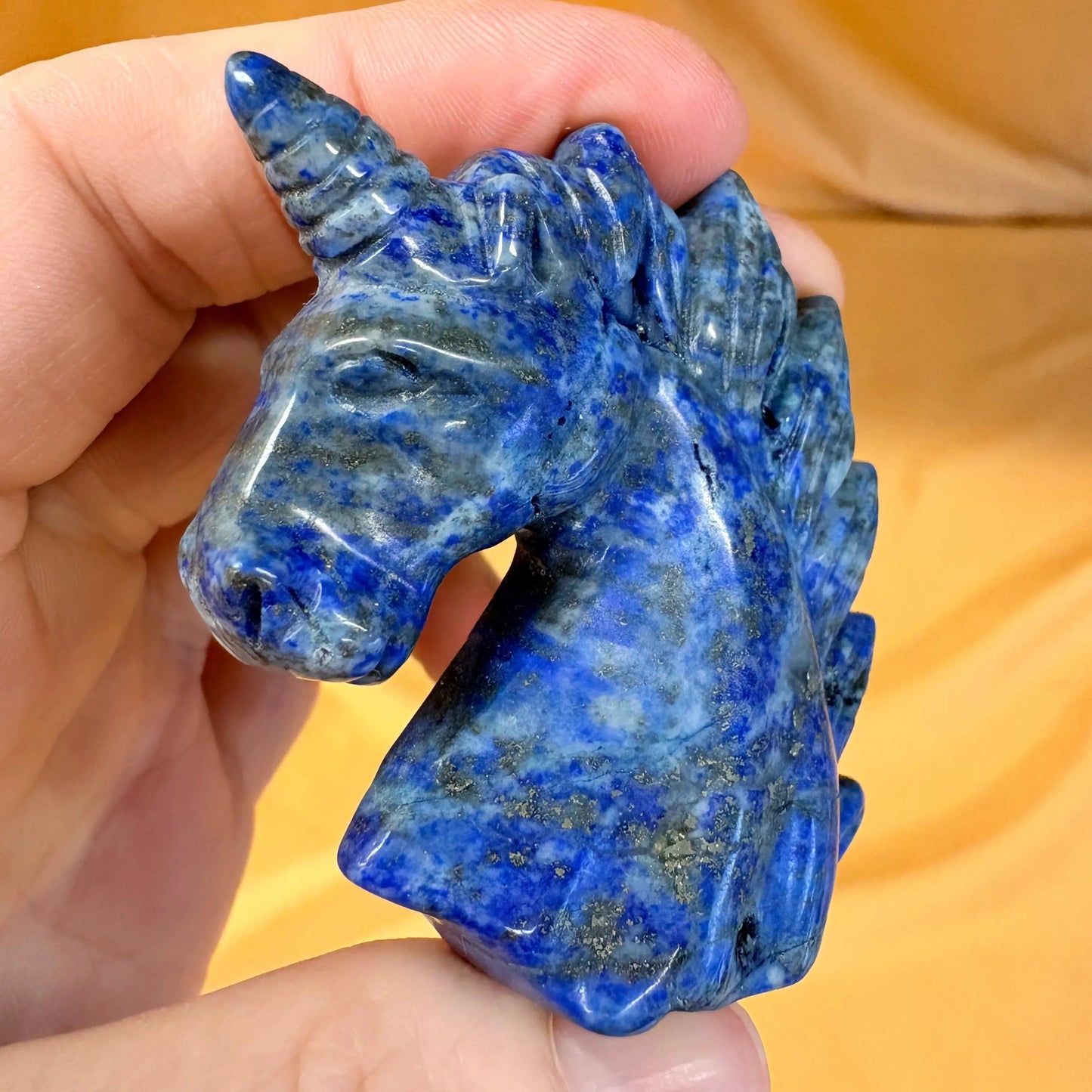 Lapis latsuli - Sinisen Säteen Kristalliyksisarvinen - 5cm