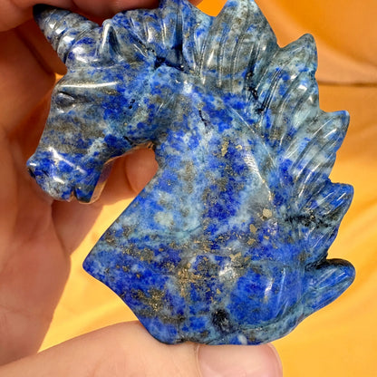 Lapis latsuli - Sinisen Säteen Kristalliyksisarvinen - 5cm