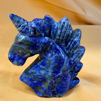 Lapis latsuli - Sinisen Säteen Kristalliyksisarvinen - 5cm