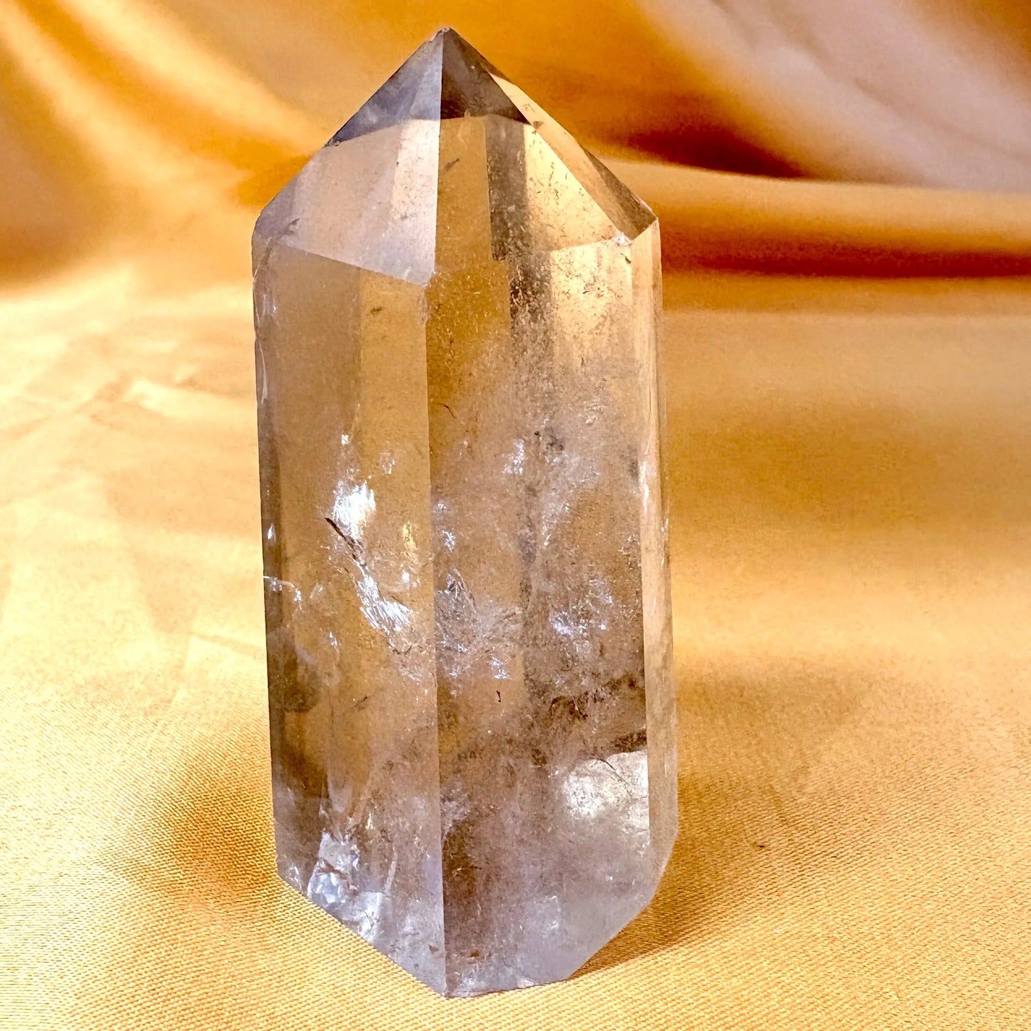 Vuorikristalli - Kristallikärki - 6cm - hiottu