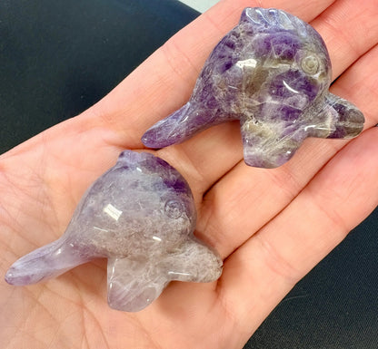 Chevron ametisti - Kristallifisu - Lasten suosikki