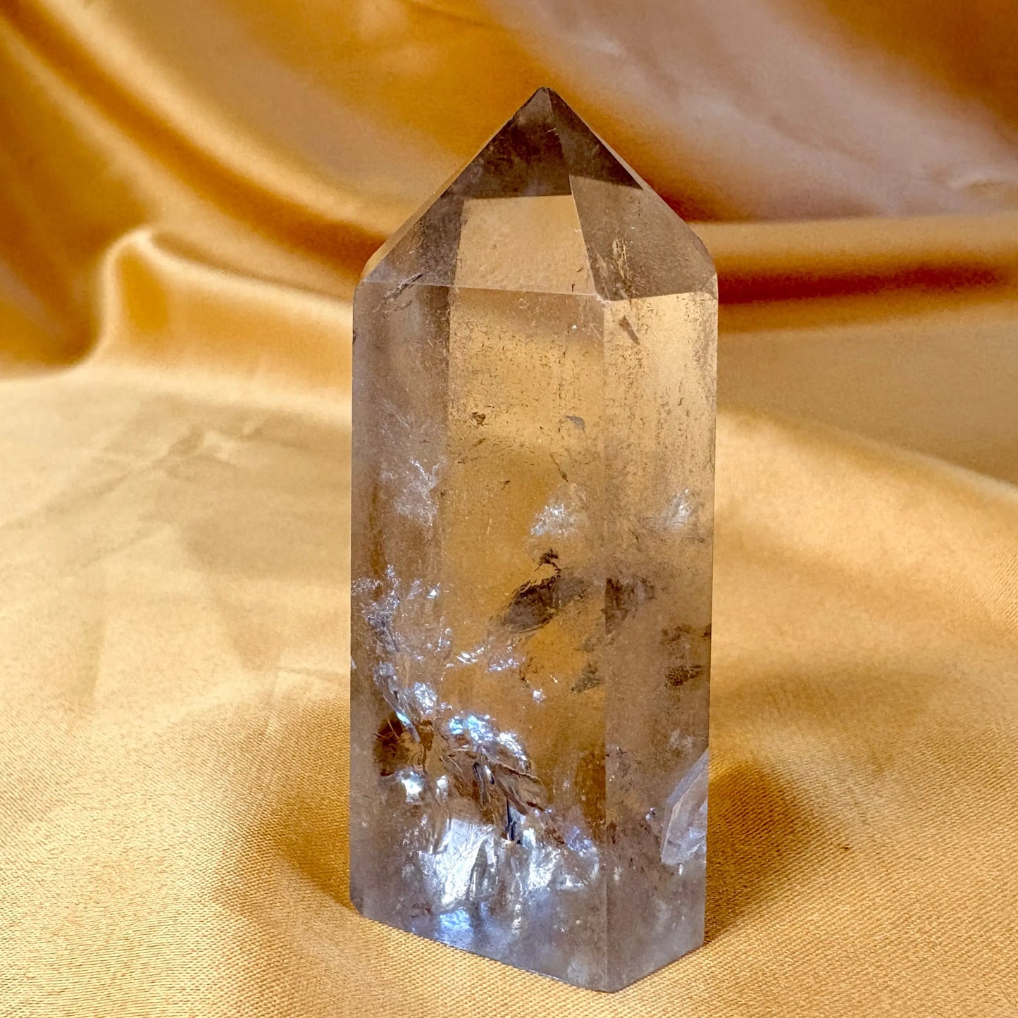 Vuorikristalli - Kristallikärki - 6cm - hiottu