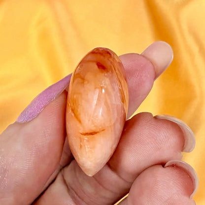 Karneoli Sydän 3cm - Uniikki