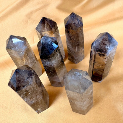 Savukvartsi - Läpikuultava - Kristallikärki - 8cm