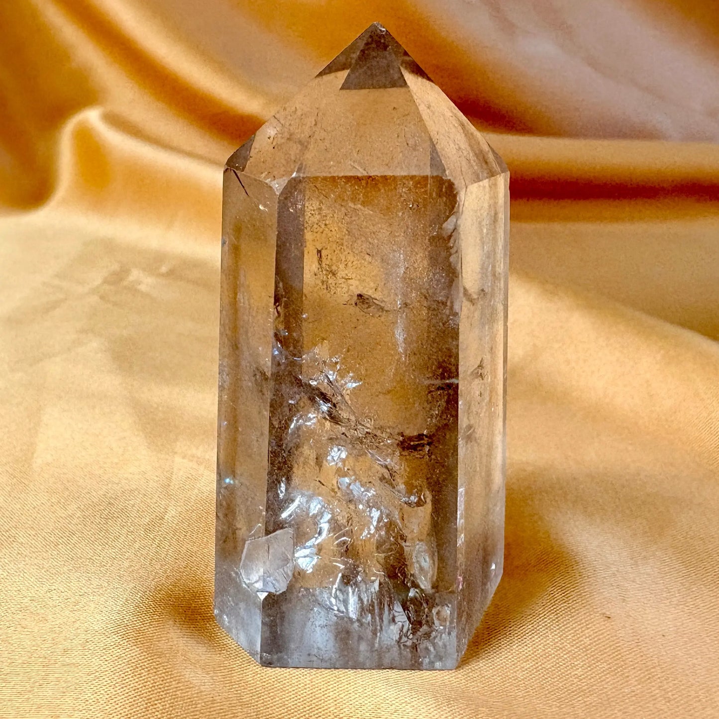 Vuorikristalli - Kristallikärki - 6cm - hiottu
